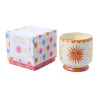 Paddywax Scented Candles Dopo Hand-Painted Ceramic Luxury Artisan Candle, 226g, Sun - Orange Blossom