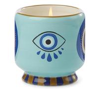 Paddywax Scented Candles Dopo Hand-Painted Ceramic Luxury Artisan Candle, 8-Ounce, Eye - Incense & Smoke