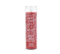Paddywax Scented Candles Holiday Spark Collection Colourful Wax Candle in Clear Glass, 300g, Balsam & Berries