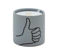 Paddywax Scented Candles in Matte Ceramic Impressions Collection Artisan Candle, 163g, Thumbs Up
