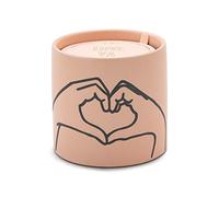 Paddywax Scented Candles in Matte Ceramic Impressions Collection Artisan Candle, 5.75-Ounce, Love Ya