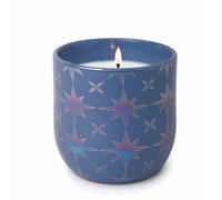 Paddywax Scented Candles Lustre Iridescent Ceramic Luxury Artisan Candle, 283g, Matte Blue - Sapphire Waters