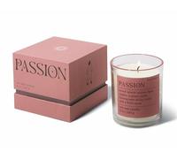 Paddywax Scented Candles Mood Collection Fragrant Boxed Candle in Glass Vessel, 226g, Passion