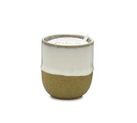 Paddywax Scented Candles Premium Kin Range Candle in Reusable Glazed Ceramic Pot, 99g, Jasmine + Bamboo