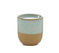 Paddywax Scented Candles Premium Kin Range Candle in Reusable Glazed Ceramic Pot, 99g, Matcha Tea + Bergamot