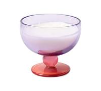 Paddywax Scented Candles Vintage Glass Aura Collection Soy Wax Blend 2-Wick Candle, 170g, Pepper & Plum