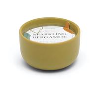 Paddywax Scented Candles Wabi Sabi Collection Fragrant Candle in Reusable Colorful Ceramic Bowl, 99g, Sparkling Bergamot