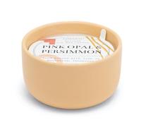 Paddywax Scented Candles Wabi Sabi Collection Fragrant Candle in Reusable Colorful Ceramic Bowl, 99g, Pink Opal & Persimmon