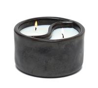 Paddywax Scented Candles Yin-Yang Collection 2-Wick Artisan Candle, 311g, Palo Santo | Cade