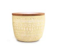 Paddywax, Sonora Yellow Fresh Meyer Lemon Concrete with Bamboo, 3 Ounce