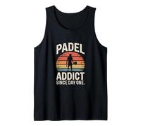 Padel Addict Since Day One Retro Style Tank Top