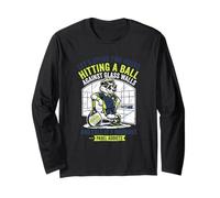Padel Addicts Ironic Quote Hobby Sports Long Sleeve T-Shirt