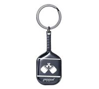 Padel Ball Racket Keychain - Resin shaped pendant with sturdy chain link, adornu stylish portable, rare gift idea for unisex fans, everyday backpack, B, Consulte la descripción