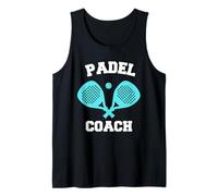 Padel Coach Design for Paddle Tennis Trainers Tank Top