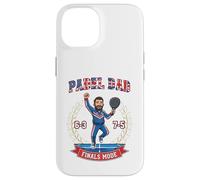 Padel Dad Finals Mode British Champion Cartoon Art Design Case for iPhone 14