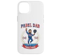 Padel Dad Finals Mode British Champion Cartoon Art Design Case for iPhone 14 Plus