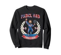 Padel Dad Finals Mode British Champion Cartoon Art Design Sweatshirt