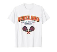 Padel Dad The Man,Myth and Legend - Funny Gift for Fathers T-Shirt