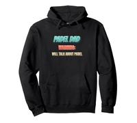 Padel Dad Warning Will Talk About Padel Pullover Hoodie