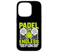 Padel Four Walls, Endless Fun - Funny Player Gear Case for iPhone 14 Pro