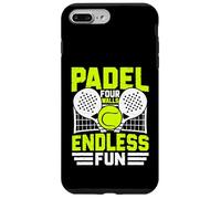 Padel Four Walls, Endless Fun - Funny Player Gear Case for iPhone 7 Plus/8 Plus