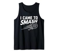 Padel Funny I Came to Smash Athletic for Players Tank Top