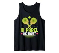 Padel Game in Padel WE Trust Funny Padel Partners Tank Top