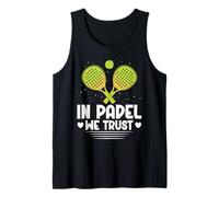 Padel Game in Padel WE Trust Funny Padel Partners Tank Top