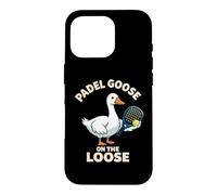 Padel Goose On The Loose - Funny Padel Court Case for iPhone 16 Pro