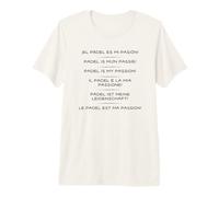 Padel is My Passion in Six Languages! Premium T-Shirt
