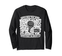 Padel Mathematical Formulas Welchen Teil Verstehst Du Nicht Long Sleeve T-Shirt