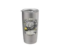 Padel Mind - My Brain is 95% Padel and 5 Useless Stuff Stainless Steel Insulated Tumbler