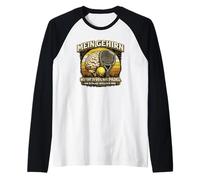Padel - My Brain is 95% Padel and 5% Useless Stuff Raglan Baseball Tee
