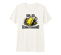 Padel Old Schmetterhand Retro Padel Player Premium T-Shirt