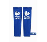 Padel Palms Compression Arm Sleeves for Enhanced Performance, Blue, 2-Pack, Graduated Compression Design with Secure Upper Hold (Medium)