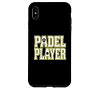 Padel Player Bold Sport Identity Padel Enthusiast Case for iPhone XS Max