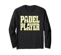 Padel Player Bold Sport Identity Padel Enthusiast Long Sleeve T-Shirt