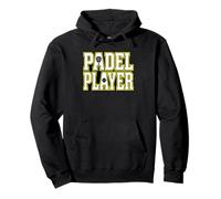 Padel Player Bold Sport Identity Padel Enthusiast Pullover Hoodie