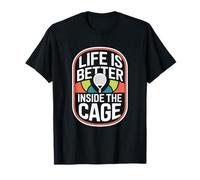 Padel Player Life is Better Inside The Cage Padel T-Shirt