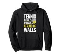 Padel Player - Tennis Is For People Who Are Afraid Of Walls Pullover Hoodie