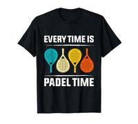 Padel Players Everytime is Padel TIME Funny Padel Game T-Shirt