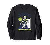 Padel Post Match Funny Quote Hobby Sports Long Sleeve T-Shirt