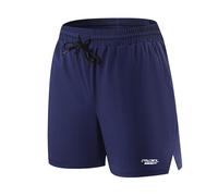 PADEL PULSE ACE Men’s Gym Shorts - Lightweight Breathable Workout Shorts with 4-Way Stretch, Quick Dry Fabric, Mesh Panels & Pockets for Running, Training & Sports (L/Blue)