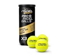 PADEL PULSE ACE Padel Balls 3 Pack - Pressurised Padel Tennis Balls with 57% Wool Felt, High Bounce & Long-Lasting Performance, Tournament & Training Balls for All Courts