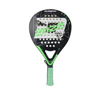 Padel Racket Carbon Fiber Surface | AMASPORT P101 18K Carbon Fiber Padel Racket (Green)