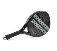 Padel Racket Carbon Fiber Surface with EVA Memory Flex Foam Core Padel Tennis Racquets Lightweight (8200-gray)
