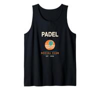 Padel Social Club Retro Vintage Player Present Tank Top