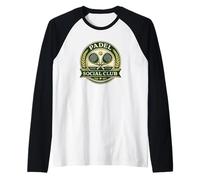 Padel Social Club Vintage Badge Racket Sport Raglan Baseball Tee