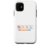 Padel The Elements Of Fun Paddle Tennis Periodic Table Case for iPhone 11