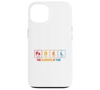 Padel The Elements Of Fun Paddle Tennis Periodic Table Case for iPhone 13